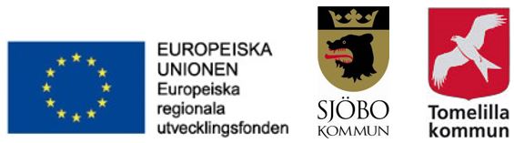 Projektet finansieras av Europeiska regionala utvecklingsfonden, Sjöbo kommun och Tomelilla kommun
