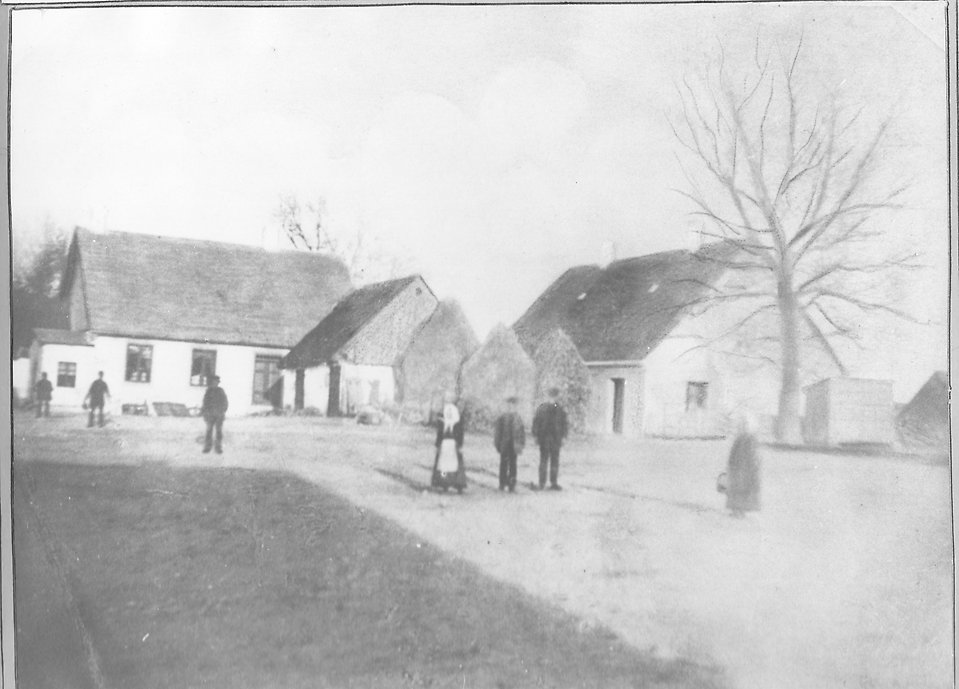 Gamla Sjöbo Gästis med Tingshuset som upphörde som tingshus 1905